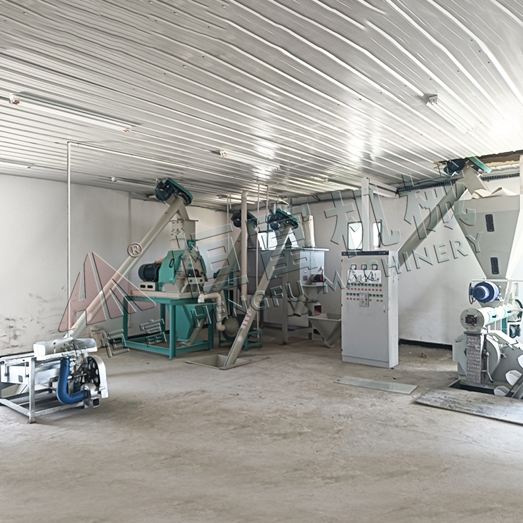 陝西鹹陽250環（huán）模顆粒飼料機組