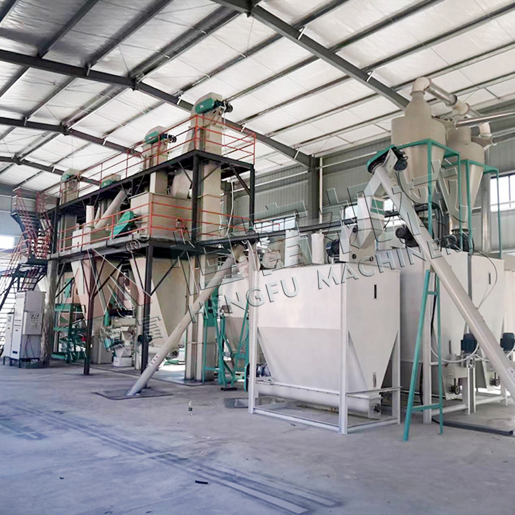 湖北荊州420草粉顆粒飼料（liào）機組（zǔ）