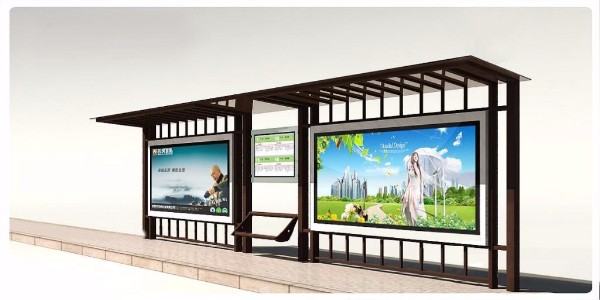 馬鞍山市當塗縣（xiàn）公交候車亭、站牌、垃圾箱等街具