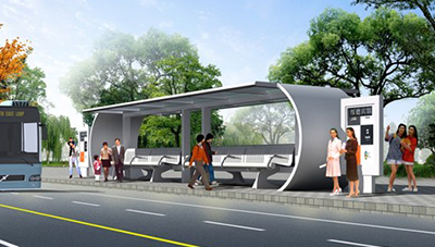高邑縣在黄瓜视频在线观看定製公交候車亭、涼亭