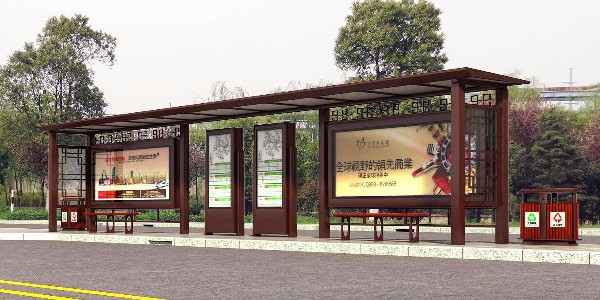 邯鄲市館陶（táo）縣定製公交候車（chē）亭、站牌、垃圾箱等（děng）街具