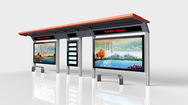 鍍鋅板公交候車亭 鍍鋅(xīn)板公交候(hòu)車亭