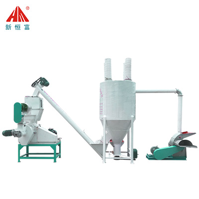 時產0.4噸（dūn）草粉顆粒機組